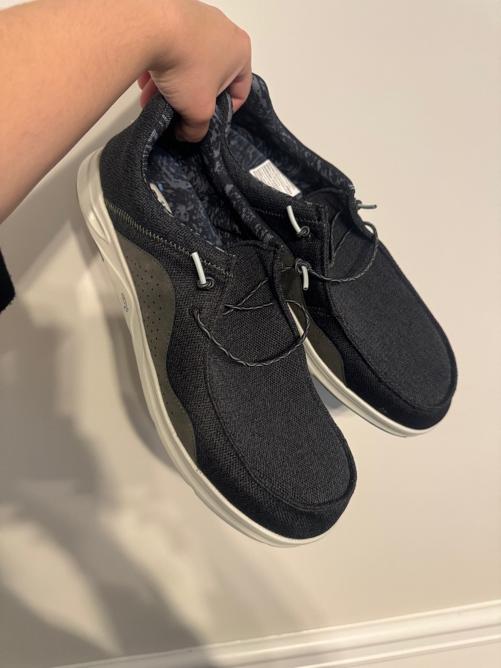Hey Dude Men’s Black Slip-On Casual Loafers
